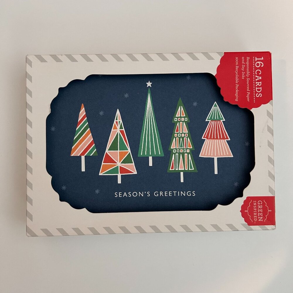 Holiday Greeting Cards Box, New